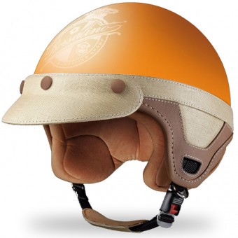 Casque Jet Borsalino Panama Arancione Opaco Casque Jet Borsalino Panama Arancione Opaco