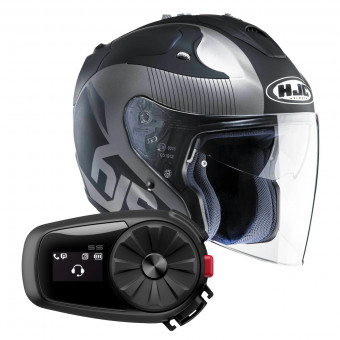 Jet HJC FG-Jet Acadia MC5F + Kit Bluetooth Sena 5S Solo