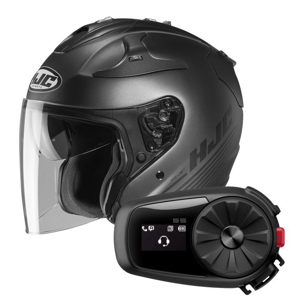 Jet HJC FG-Jet Paton MC5SF + Kit Bluetooth Sena 5S Solo
