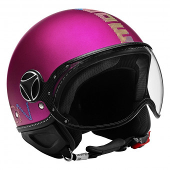 Casque Jet Momo Design FGTR Pixel Purple Mat Casque Jet Momo Design FGTR Pixel Purple Mat