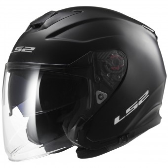 Casque Jet LS2 Infinity Matt Black OF521 Casque Jet LS2 Infinity Matt Black OF521