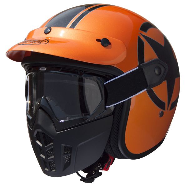 Jet Premier Mask Star Metalic Arancione