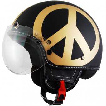 Casco Moto Moschino Peace And Love Or Opaco
