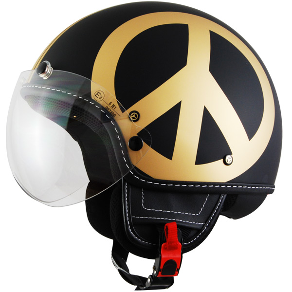 Casco Moto Moschino Peace And Love Or Opaco