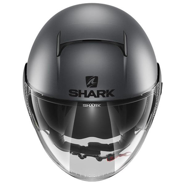 Shark Nano Street Neon Antracite Nero Opaco + Kit Bluetooth Sena 5S Solo