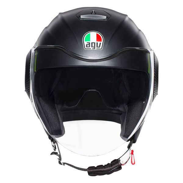 AGV Orbyt Brera Nero Opaco Grigio Giallo