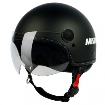 Casque Jet MAX Pmax Nero Opaco Casque Jet MAX Pmax Nero Opaco