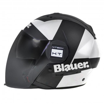 Casco Moto Blauer Real HT White Black in Stock | iCasque.it