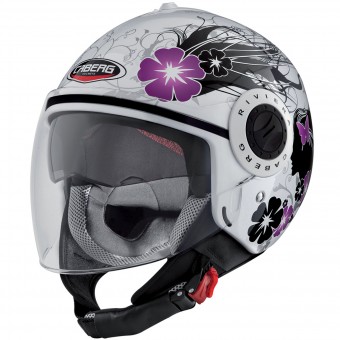 Casque Jet Caberg Riviera V3 Diva Wihte Silver Casque Jet Caberg Riviera V3 Diva Wihte Silver