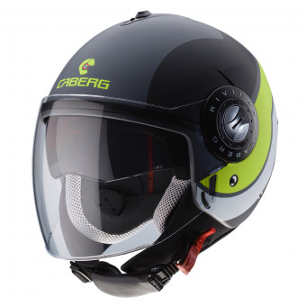Jet Caberg Riviera V3 Sway Matt Anthracite Black Yellow