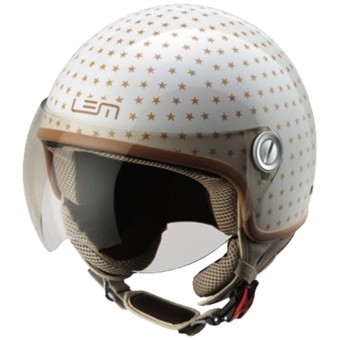Casque Jet LEM Roger Dusty Beige Casque Jet LEM Roger Dusty Beige