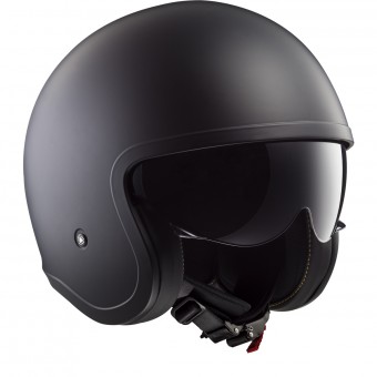 Jet LS2 Spitfire Solid Matt Black OF599