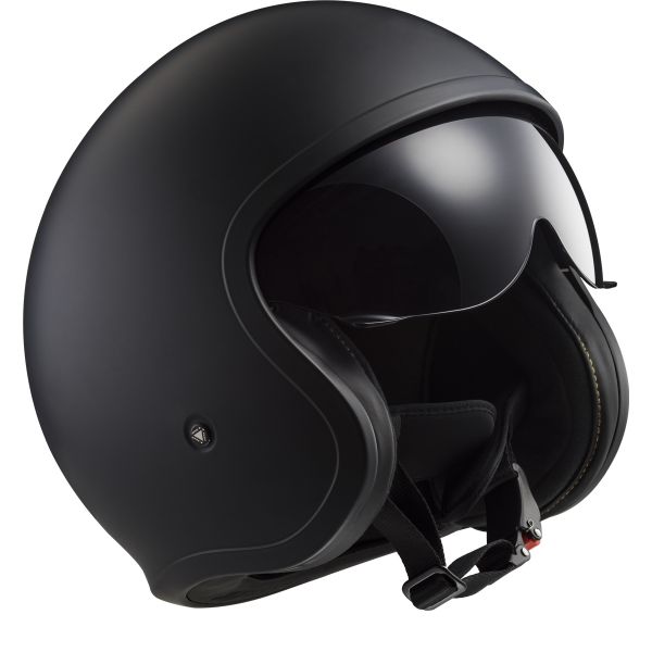 LS2 Spitfire Solid Matt Black OF599