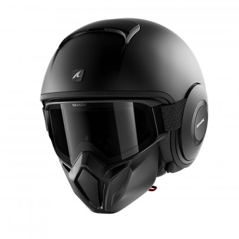 Casque Jet Shark Street Drak Blank Mat KMA Casque Jet Shark Street Drak Blank Mat KMA