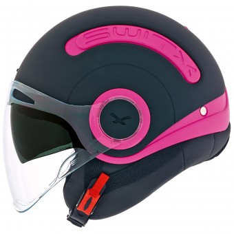 Casque Jet Nexx SX.10 Switz Nero Opaco Magenta Casque Jet Nexx SX.10 Switz Nero Opaco Magenta