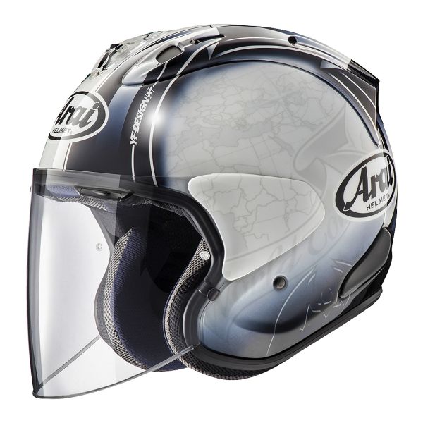 Arai 　RAPIDO IR SENA SMH5付き ✓ READY STOCK ✓ ARAI RAPIDE IR GLASS BLACK + SENA SMH5 Size L 59