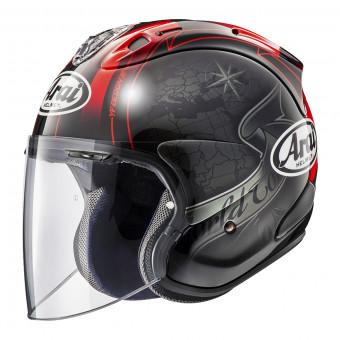 Arai SZ-R Vas Harada Tour Black + Kit Bluetooth Sena 5S Solo