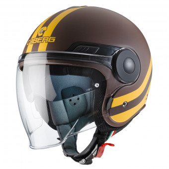 Jet Caberg Uptown Chrono Matt Brown Yellow