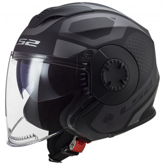 Jet LS2 Verso Marker Matt Black Titanium OF570