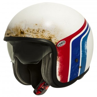 Casque Jet Premier Vintage Bianco Opaco BTR8BM Casque Jet Premier Vintage Bianco Opaco BTR8BM