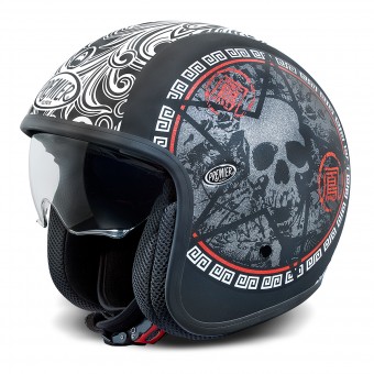 Casque Jet Premier Vintage Nero Opaco SK9BM Casque Jet Premier Vintage Nero Opaco SK9BM
