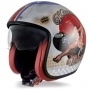 Casque Jet Premier Vintage Pinup Old Style Silver