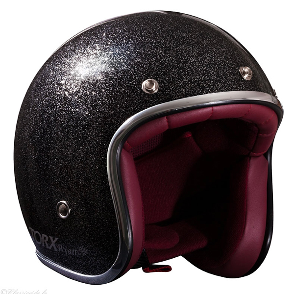 Casco Moto Torx Wyatt Glitter Nero Al Miglior Prezzo | iCasque.it