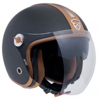 Casque Jet Nexx X70 Groovy Nero Marrone Casque Jet Nexx X70 Groovy Nero Marrone