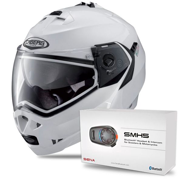 Modulare Apribile Caberg Duke II Metal White