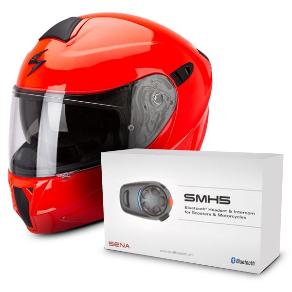 Modulare Apribile Scorpion Exo 920 Neon Red