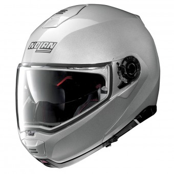 Nolan N100 5 Classic N-Com Platinum Silver 1