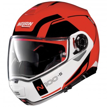Modulare Apribile Nolan N100 5 Consistency N-Com Corsa Red 23