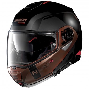 Nolan N100 5 Consistency N-Com Flat Black Copper 28