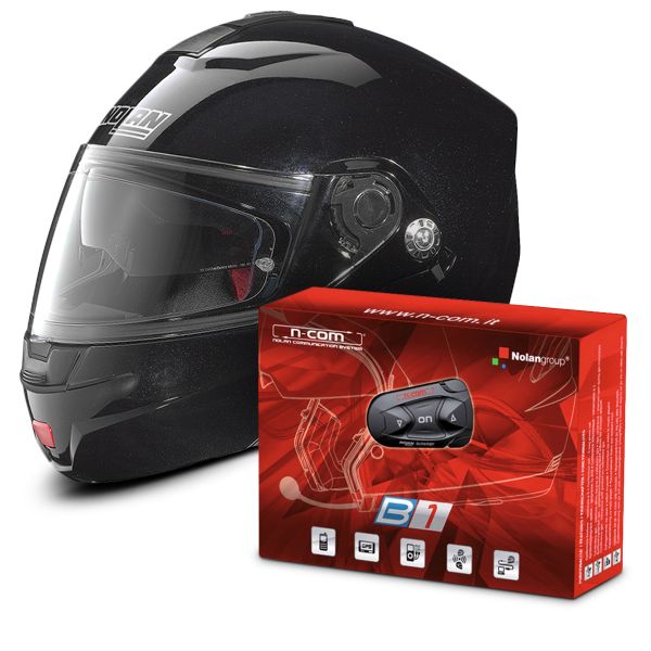 Modulare Apribile Nolan N91 Evo Special N-Com Black 12