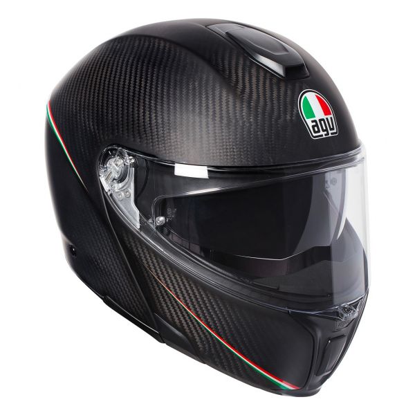 Modulare Apribile AGV Sportmodular Tricolore Matt Carbon Italy