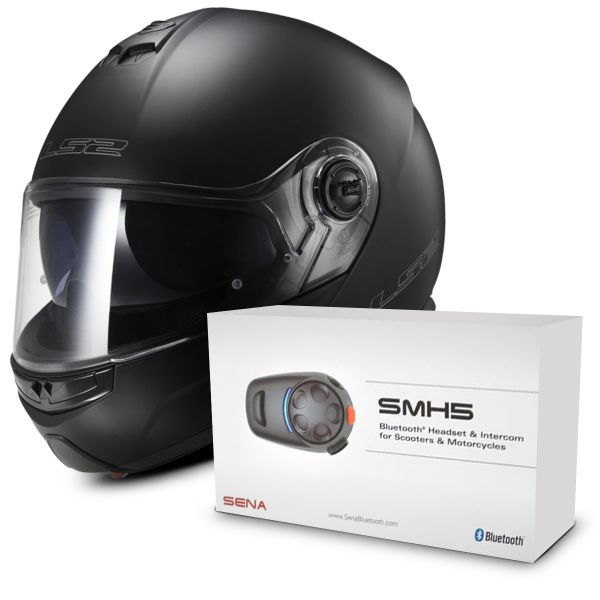 Modulare Apribile LS2 Strobe Matt Black FF325