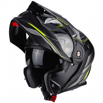 Casque Modulare Apribile Scorpion ADX-1 Anima Matt Black Neon Yellow Casque Modulare Apribile Scorpion ADX-1 Anima Matt Black Neon Yellow