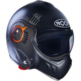 Casque Modulare Apribile Roof Boxer V8 1995 Matt Black Fluo Orange Casque Modulare Apribile Roof Boxer V8 1995 Matt Black Fluo Orange