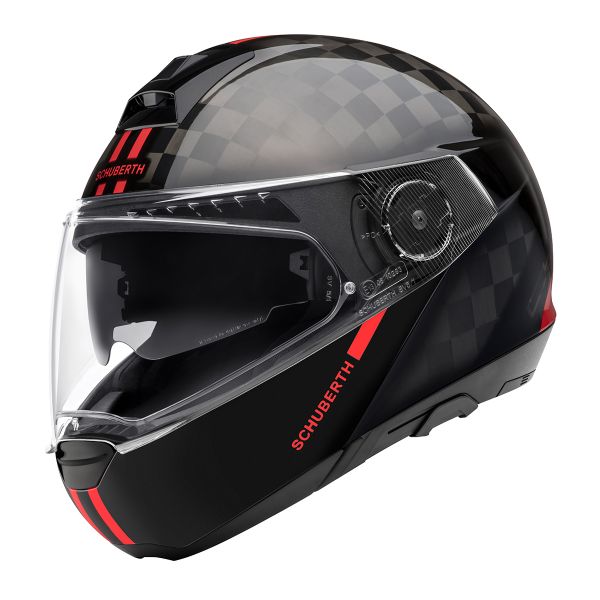 Modulare Apribile Schuberth C4 Pro Carbon Fusion Red