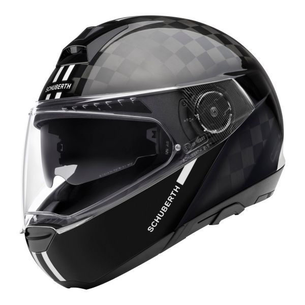 Modulare Apribile Schuberth C4 Pro Carbon Fusion White