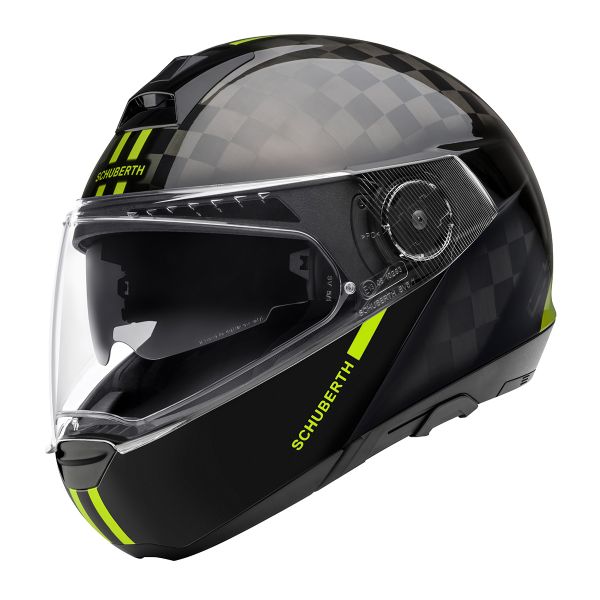Modulare Apribile Schuberth C4 Pro Carbon Fusion Yellow