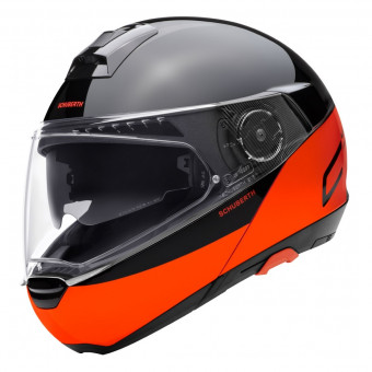 Casque Modulare Apribile Schuberth C4 Pro Swipe Arancione Casque Modulare Apribile Schuberth C4 Pro Swipe Arancione