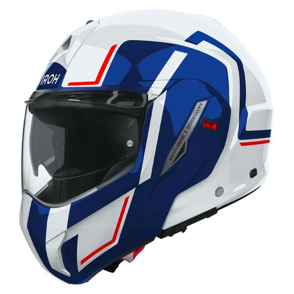 Airoh Mathisse II Genius Blu Rosso Lucido