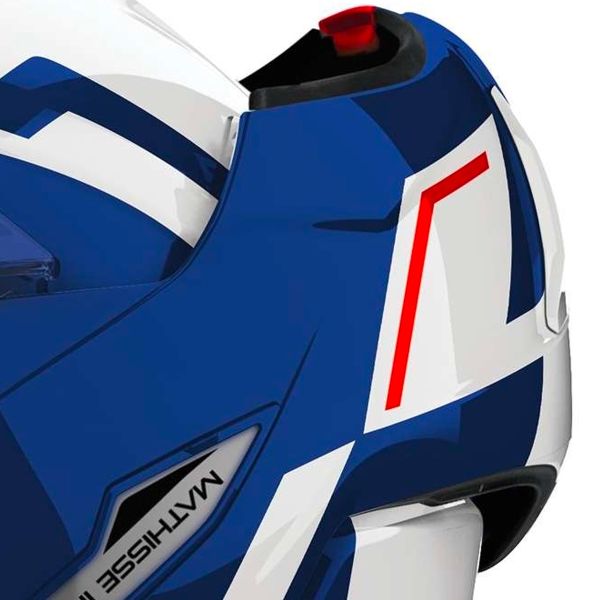 Airoh Mathisse II Genius Blu Rosso Lucido