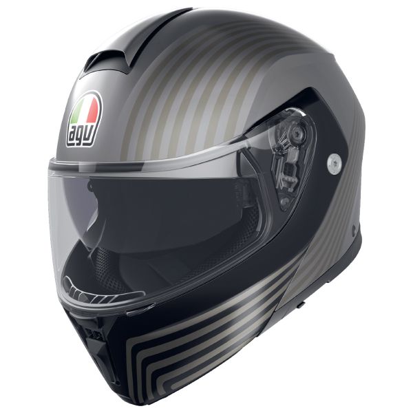 Modulare Apribile AGV Streetmodular Iseo Grey Black Modulare Apribile AGV Streetmodular Iseo Grey Black