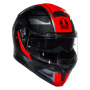 Casque Modulare Apribile AGV Streetmodular Ledro Black Red