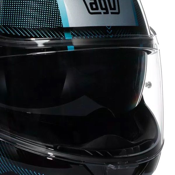 AGV Streetmodular Ledro Matt Black Powder Blue