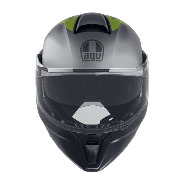AGV Streetmodular Resia Matt Grey Black Yellow Fluo