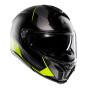 Casque Modulare Apribile AGV Tourmodular Perception Nero Grigio Giallo Fluo