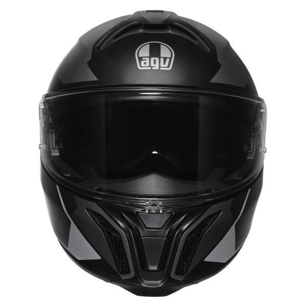 AGV Tourmodular Perception Matt Black Silver